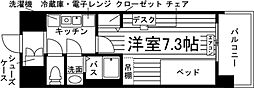 学生会館 ソレイユ矢田南[食事付き] 1Kの間取図画像