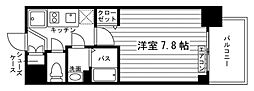 アデグランツ原 1Kの間取図画像