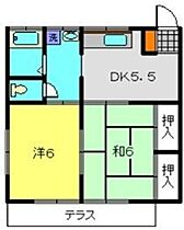 綿貫ハイツD 101 ｜ 神奈川県横浜市旭区鶴ケ峰２丁目53（賃貸アパート2DK・1階・40.00㎡） その2