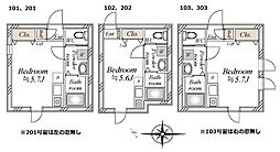 ソフィアアーク ワンルームの間取図画像