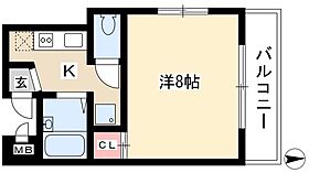 ヴィーブル浮野  ｜ 愛知県名古屋市西区浮野町190（賃貸マンション1K・3階・26.44㎡） その2