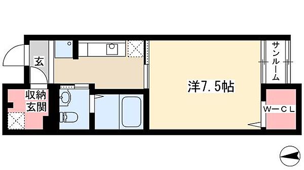 グラン　レジーナ ｜愛知県名古屋市北区平安2丁目(賃貸マンション1K・2階・27.91㎡)の写真 その2