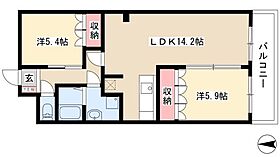 ロータスヒルズ  ｜ 愛知県北名古屋市能田蓮池6-1（賃貸アパート2LDK・1階・58.32㎡） その2