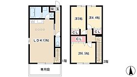 アリエッタ　B棟  ｜ 愛知県岩倉市大地町郷内1240（賃貸テラスハウス3LDK・1階・70.42㎡） その2