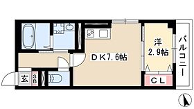 エテルノ幅下  ｜ 愛知県名古屋市西区幅下1丁目13-6（賃貸マンション1DK・4階・29.98㎡） その2