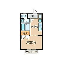 Casa　Largo坂巻  ｜ 愛知県北名古屋市鹿田坂巻72-1（賃貸アパート1DK・2階・25.20㎡） その2