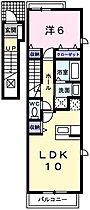 イル・パティオII  ｜ 愛知県北名古屋市鹿田天王山10（賃貸アパート1LDK・2階・42.80㎡） その2