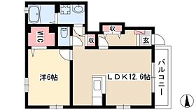 CUORE  ｜ 愛知県北名古屋市井瀬木高畑81（賃貸アパート1LDK・1階・46.34㎡） その2