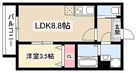 ジャルダン ノリタケの森  ｜ 愛知県名古屋市西区栄生1丁目11-12（賃貸アパート1LDK・1階・32.31㎡） その2