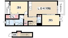 ハーベストガーデンII  ｜ 愛知県清須市春日宮重町165（賃貸アパート2LDK・2階・54.40㎡） その2