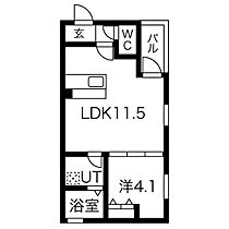 DEVELD八代  ｜ 愛知県名古屋市北区八代町1丁目42-2（賃貸アパート1LDK・3階・35.48㎡） その2