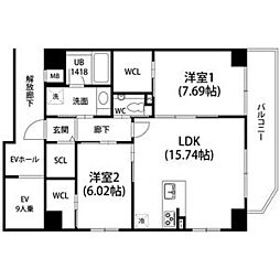 GRAN DUKE黒川 9階