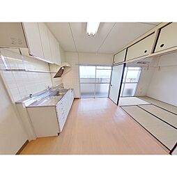 楠団地 7階2DKのリビング/ダイニング