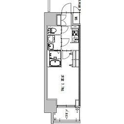 S-RESIDENCE庄内通駅前curere(クラーレ) 15階1Kの間取り
