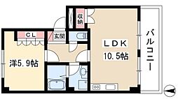 間取図画像 1LDK
