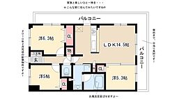 間取図画像 3LDK