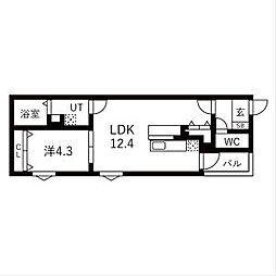 間取図画像 1LDK
