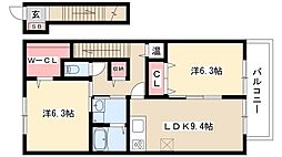 クレール杉村 2階