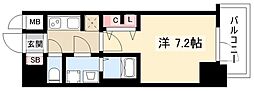 S-RESIDENCE名古屋菊井aline 1Kの間取図画像