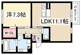 スプレンダ上条  ｜ 愛知県清須市上条1丁目8-2（賃貸アパート1LDK・2階・46.72㎡） その2