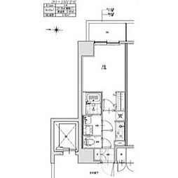 名古屋市北区杉栄町5丁目マンション 1Kの間取図画像