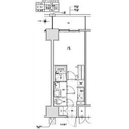 名古屋市北区杉栄町5丁目マンション 1Kの間取図画像