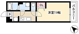 リブリ・サンハート 1Kの間取図画像