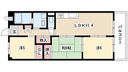 ジュニオ 3LDKの間取図画像