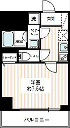 HY'SステージBrillant 1Kの間取図画像