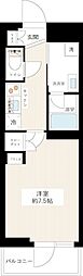 ジュイールパルフェ西新井 1Kの間取図画像