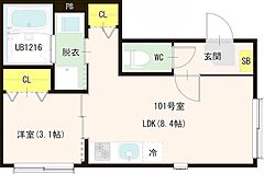 物件の間取り