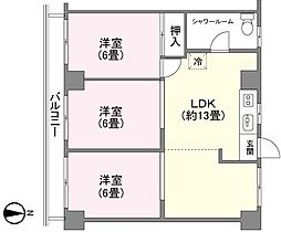 センチュリー御宿シーサイド 3LDKの間取図画像