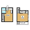 フラット白山1号棟2階3.7万円