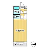 メゾン衆楽園 0402 ｜ 岡山県津山市山北（賃貸マンション1K・4階・21.00㎡） その2