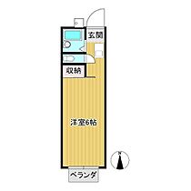 第22ASKコーポ 0203 ｜ 岡山県津山市国分寺（賃貸アパート1K・2階・15.36㎡） その2