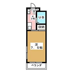 間取図画像 1K