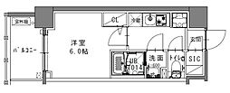 S-RESIDENCE妙典arterial 1Kの間取図画像