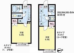 フェアステージ 1Kの間取図画像