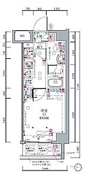 HY's新小岩 1Kの間取図画像