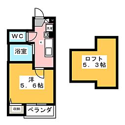 ValThorens 1Kの間取図画像