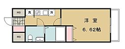 西武池袋線 西所沢駅 徒歩2分の賃貸マンション 4階1Kの間取り