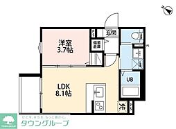 robot home 東所沢 1LDKの間取図画像