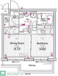 ガーラ練馬グランドステージ 1DKの間取図画像