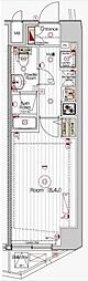 マキシブ桜台ベルグレード 1Kの間取図画像
