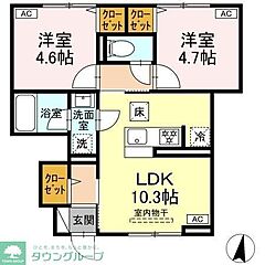物件の間取り