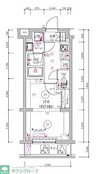 スプレスター新江古田 1Kの間取図画像