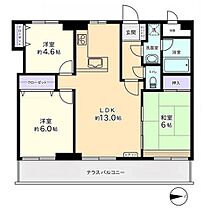 信開ベルシー蓮町 302 ｜ 富山県富山市蓮町（賃貸マンション3LDK・3階・67.80㎡） その2