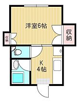 カーサ大学町 2-E ｜ 山口県下関市大学町2丁目6-1（賃貸アパート1K・2階・21.50㎡） その2