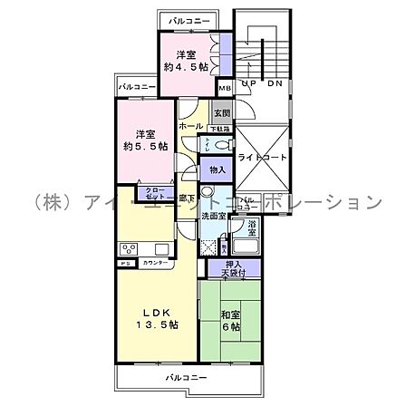 間取り図です。