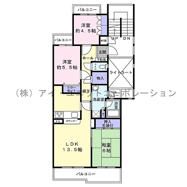 間取りを拡大表示